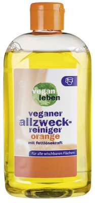 b220183 veganleben allzweckreiniger orange 0 Vegane Drogerie: Für Umwelt, Haut und Gewissen