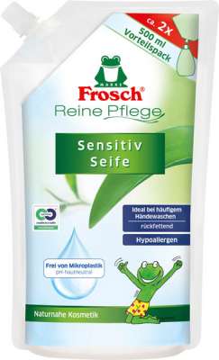 frosch seife sensitiv 500 ml Vegane Drogerie: Für Umwelt, Haut und Gewissen