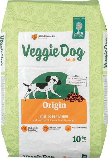 veggie dog origin 10 kg 13410 Veganes Tierfutter: Ein tierversuchsfreier Leckerbissen für Ihren vierbeinigen Freund